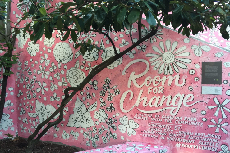 Room for Change Instagrammable Mural in Seattle