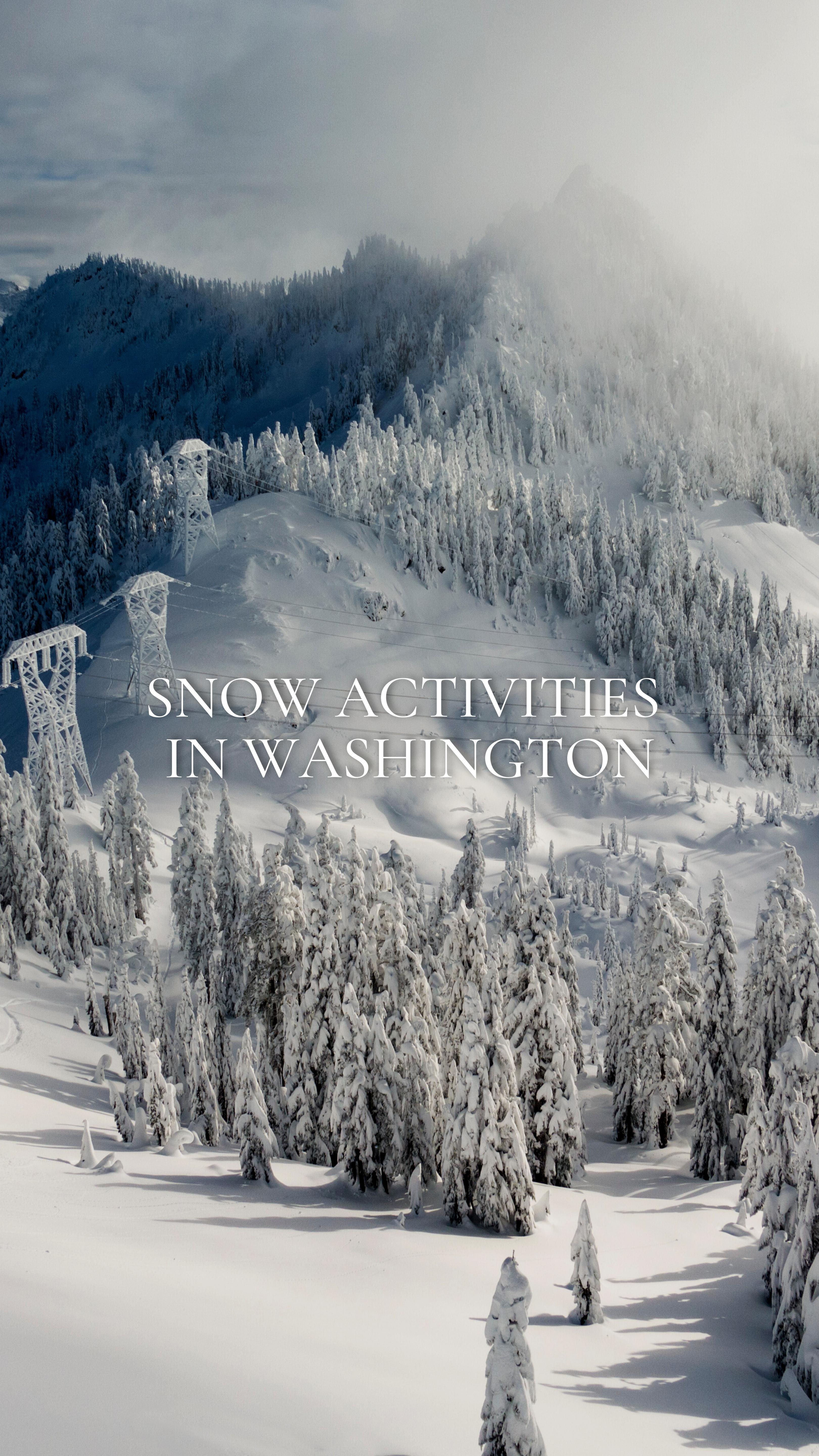 SNOW ACTIVITIES IN WASHINGTON ❄️ No matter the time of year, Washington State has no shortage of seasonal ventures. In warm summer months, you can find locals hiking, biking and enjoying the oceanside. Come winter, the grounds freeze, the snow falls and the outdoor fun kicks up a notch. From thrilling heli-skiing treks and after-dark shreds to scenic gondola rides and bunny hills, the following are the top snow activities in Washington. Read more using the link in our bio!