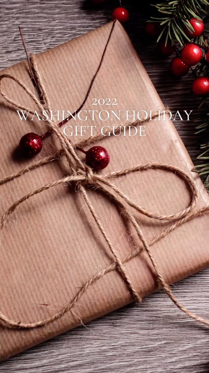 WASHINGTON HOLIDAY GIFT GUIDE 2022 🎁 From once-in-a-lifetime experiences to scrumptious stocking stuffers, check out the Washington holiday gift guide for unique presents for your favorite people. Get the full guide using the link in our bio!
